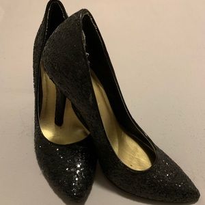 Mossimo Supply Co. Shoes - Black Sequin Pumps Mossimo Supply Co. Shoes - Black Sequin Pumps
